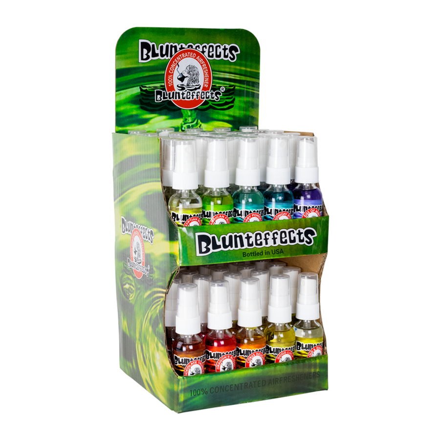 AF01: BLUNTEFFECTS® SPRAY AIR-FRESHENER: 50 PC. DISPLAY