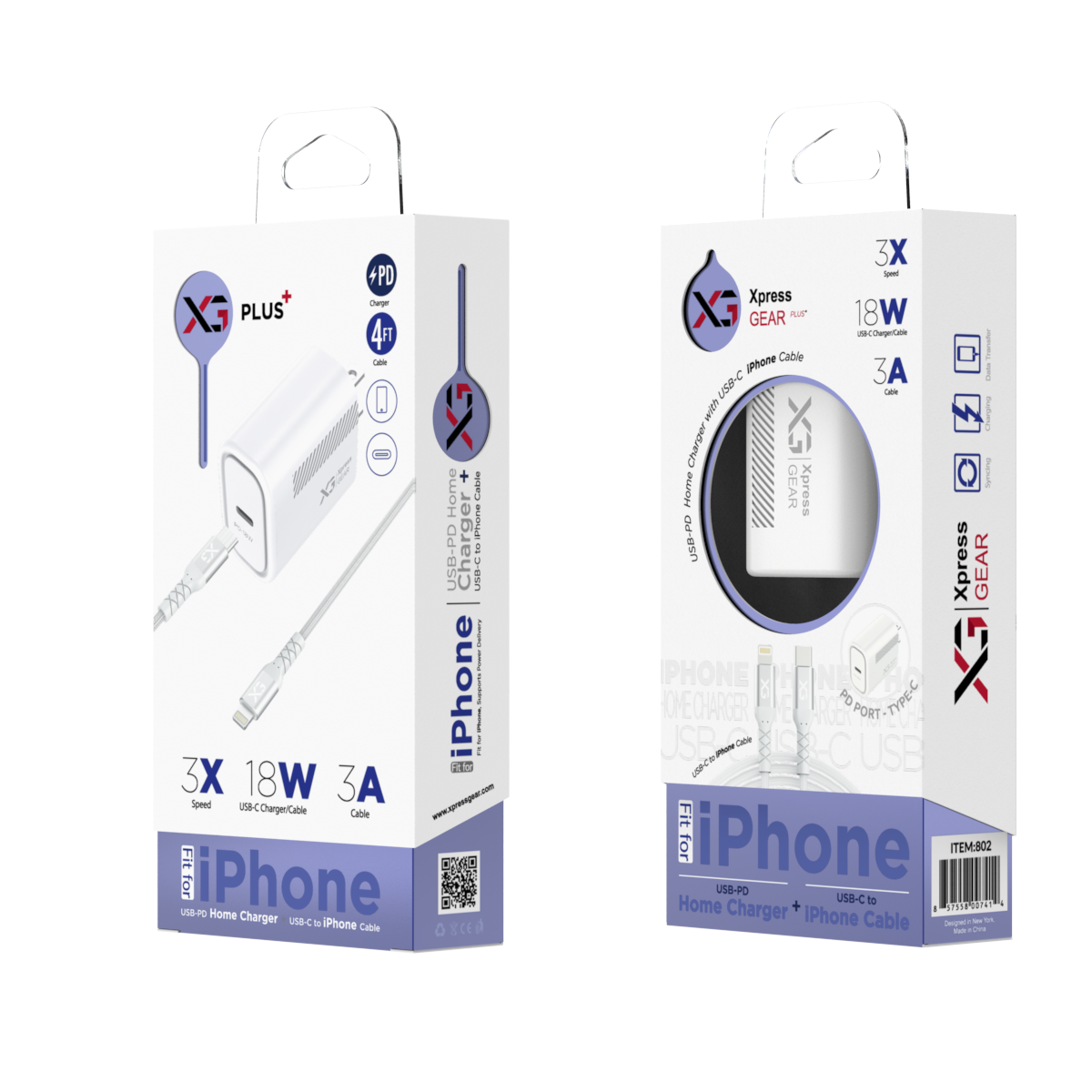 802: XG PD iPhone Home Charger