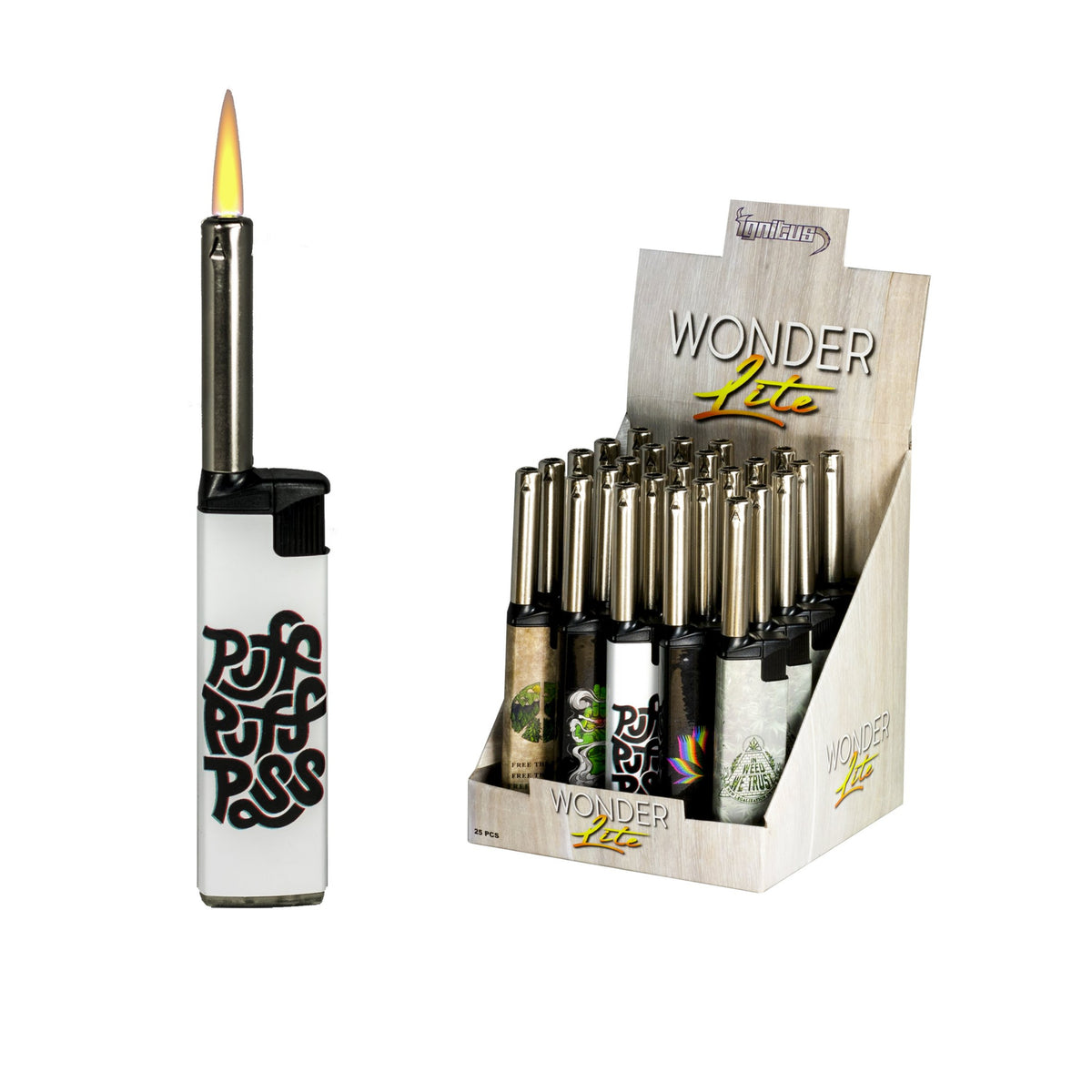 L06: Ignitus Wonder Weed Torch Lighters 25 cts