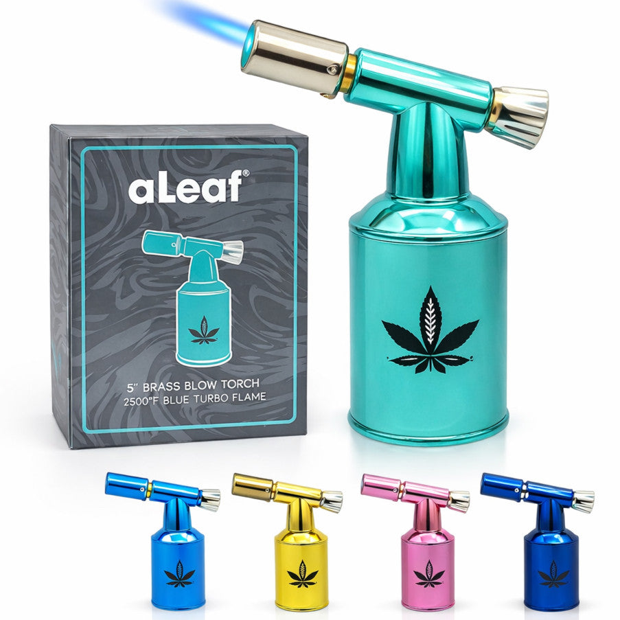 5" BRASS BLOW TORCH BLUE TURBO FLAME