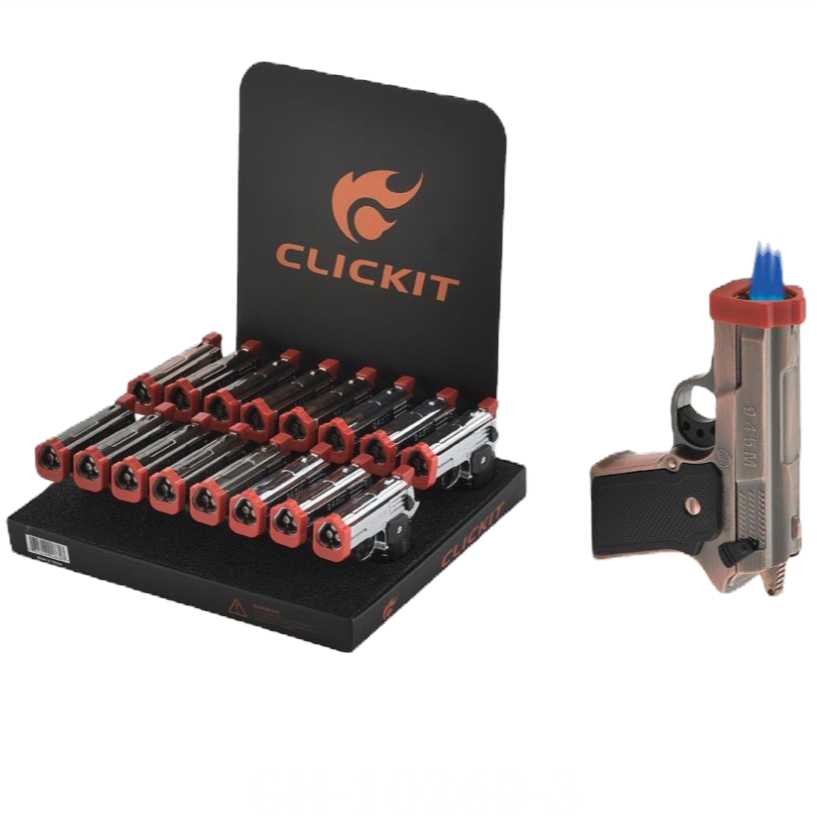 CLICKIT PISTOL SINGLE TORCH SKU 16/box : GH-10260-1