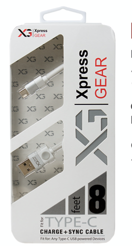 XG-Series 8 ft Type C Cables IN:179