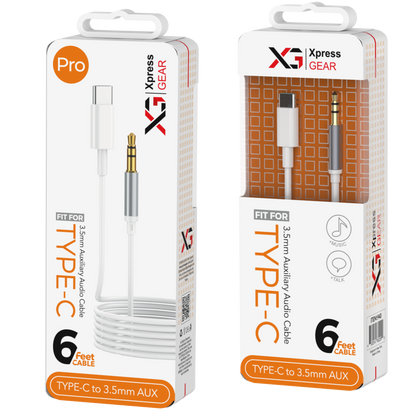 939: XG PRO 6ft Aux to Type-C Cable