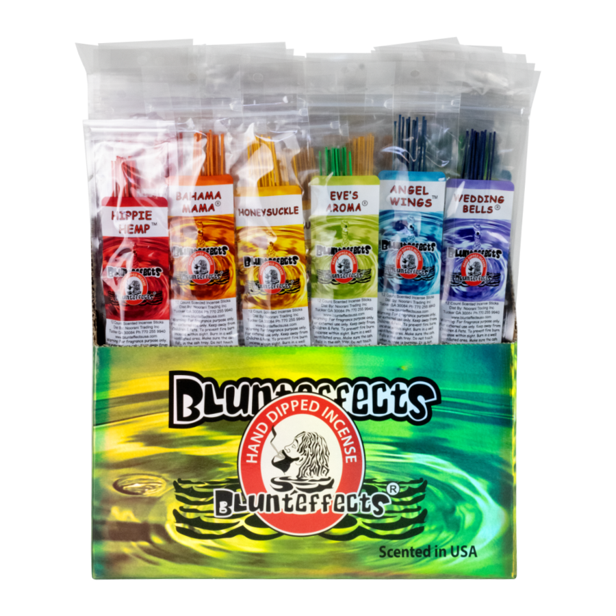 AF02: BLUNTEFFECTS® HAND-DIPPED INCENSE DISPLAY: 72 COUNT