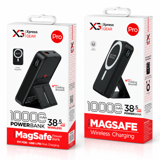 843: XG PRO 10000mAh 22.5W Power Bank Magsafe Wireless Charging — illustrative 3D-style product rendering