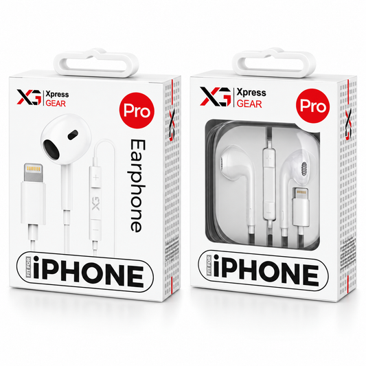 937: XG PRO IPHONE EARPHONE — illustrative 3D-style product rendering