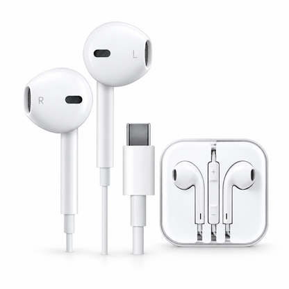 CA06: Type C Earphone — illustrative 3D-style product rendering