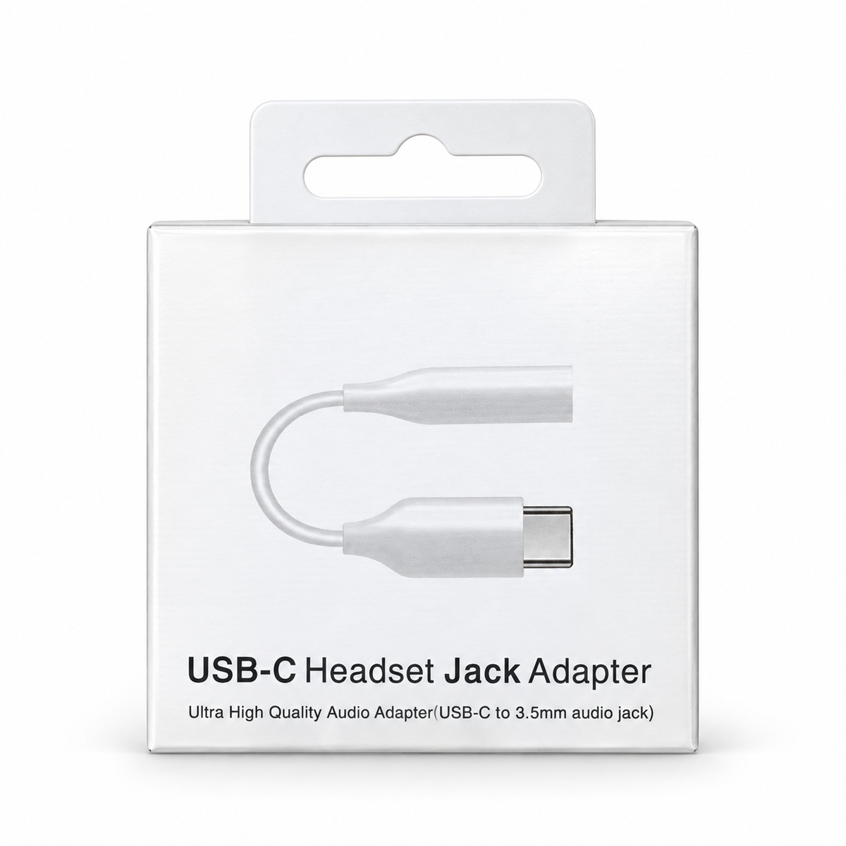 CA08: Type C Earphone Adapter — illustrative 3D-style product rendering