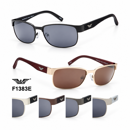 F1383E: Sunglasses 12cts/box — illustrative 3D-style product rendering