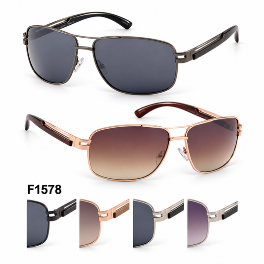 F1578: Sunglasses 12cts/box — illustrative 3D-style product rendering