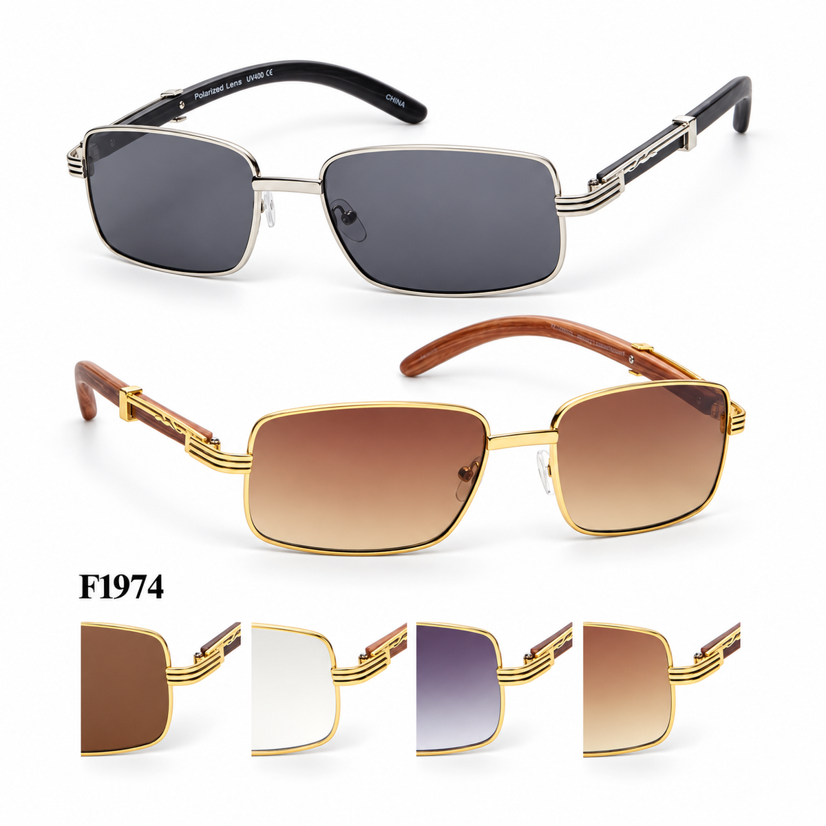 F1974: Sunglasses 12cts/box — illustrative 3D-style product rendering