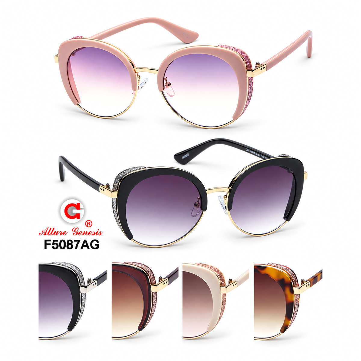 F5087AG: Sunglasses 12cts/box — illustrative 3D-style product rendering