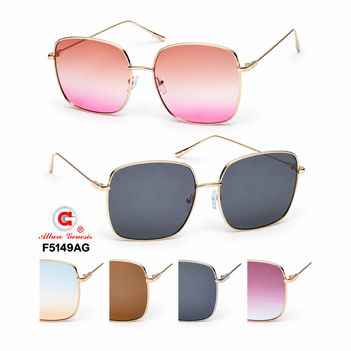 F5149AG: Sunglasses 12cts/box — illustrative 3D-style product rendering