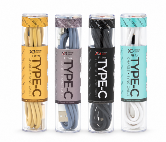 T47(5-8): Type C 5ft Cables-Gold — illustrative 3D-style product rendering