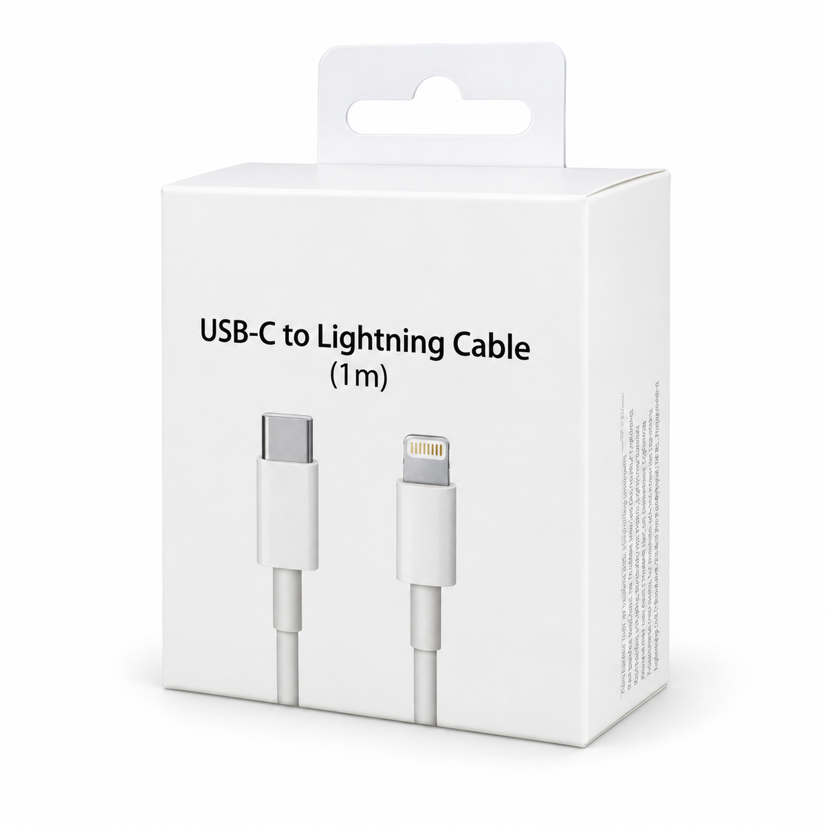 USB-C Lightening Cable — illustrative 3D-style product rendering