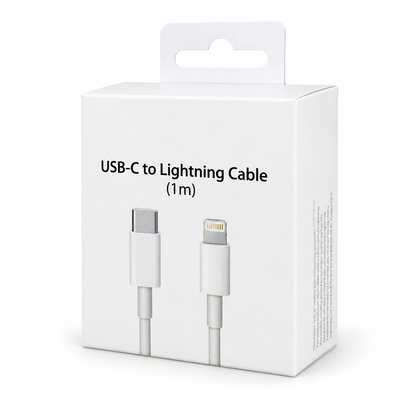 USB-C Lightening Cable — illustrative 3D-style product rendering
