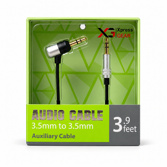 D231: XG D-Series 3.9 ft Audio/Aux Cable — illustrative 3D-style product rendering
