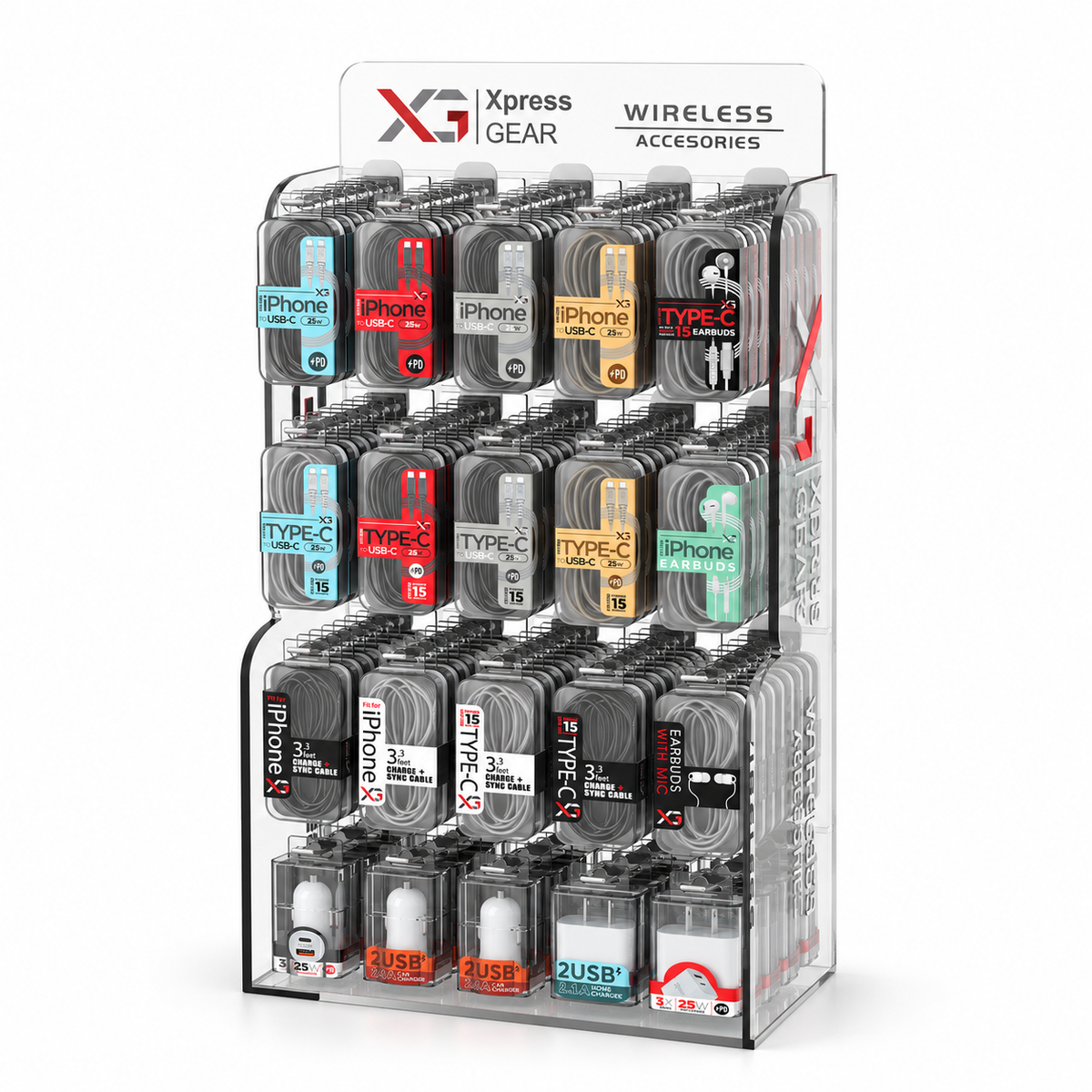XG P-PD Counter Display (132CTS) — illustrative 3D-style product rendering