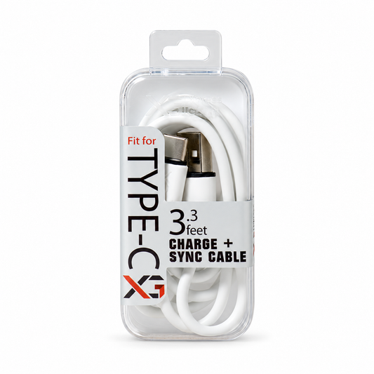 P460: XG P-Series Type C White Cable — illustrative 3D-style product rendering