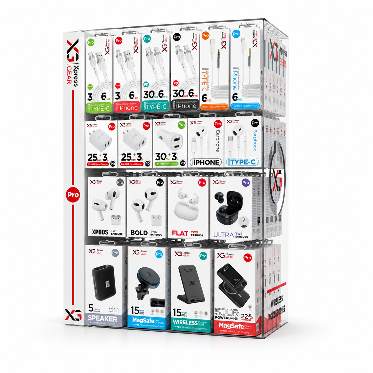 XG Pro PD Counter Display (106) — illustrative 3D-style product rendering