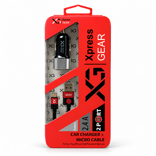 XG111: XG-Series Micro Car Charger — illustrative 3D-style product rendering