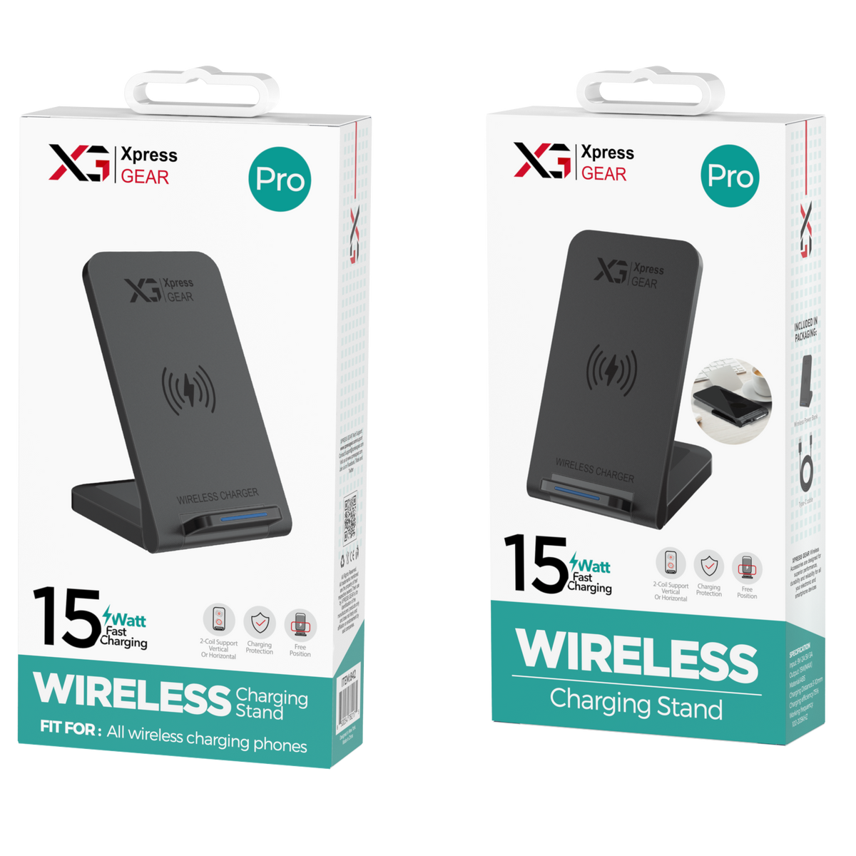 842: XG PRO Wireless 15W Charging Stand