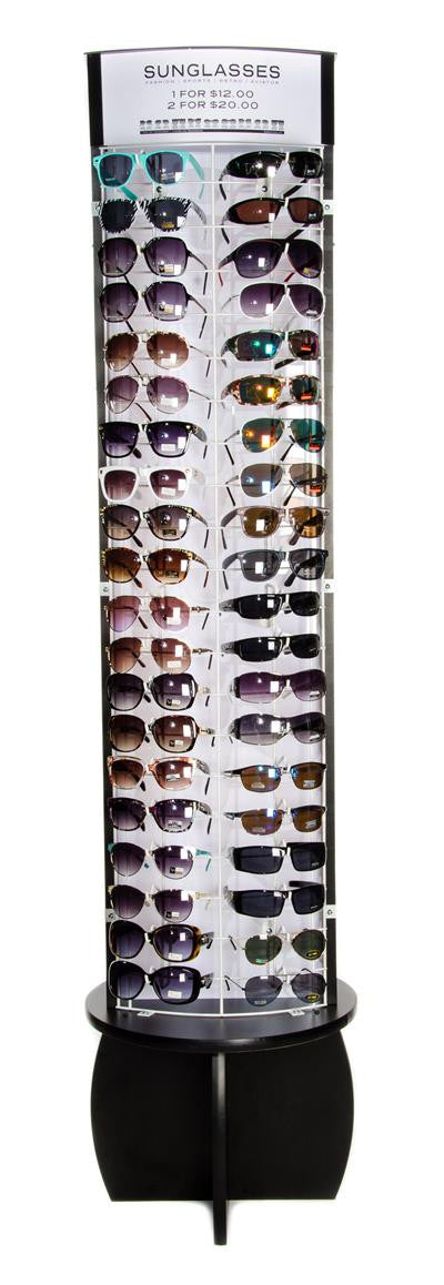 LED Sunglasses Floor Display 144 cts