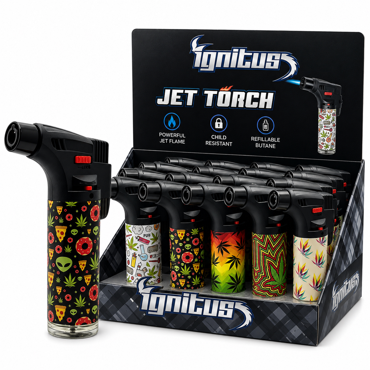 Ignitus Jet Torch -Weedy 3 - 15cts