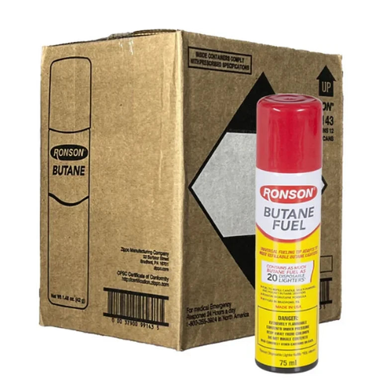 BN06: RONSON BUTANE FUEL 12 CTS