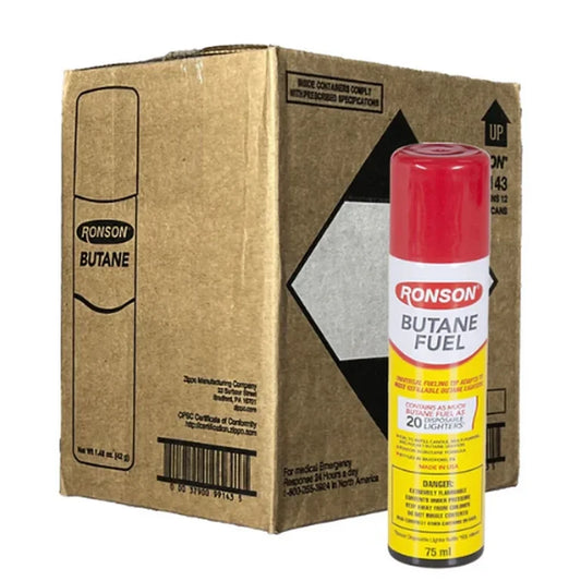 BN06: RONSON BUTANE FUEL 12 CTS