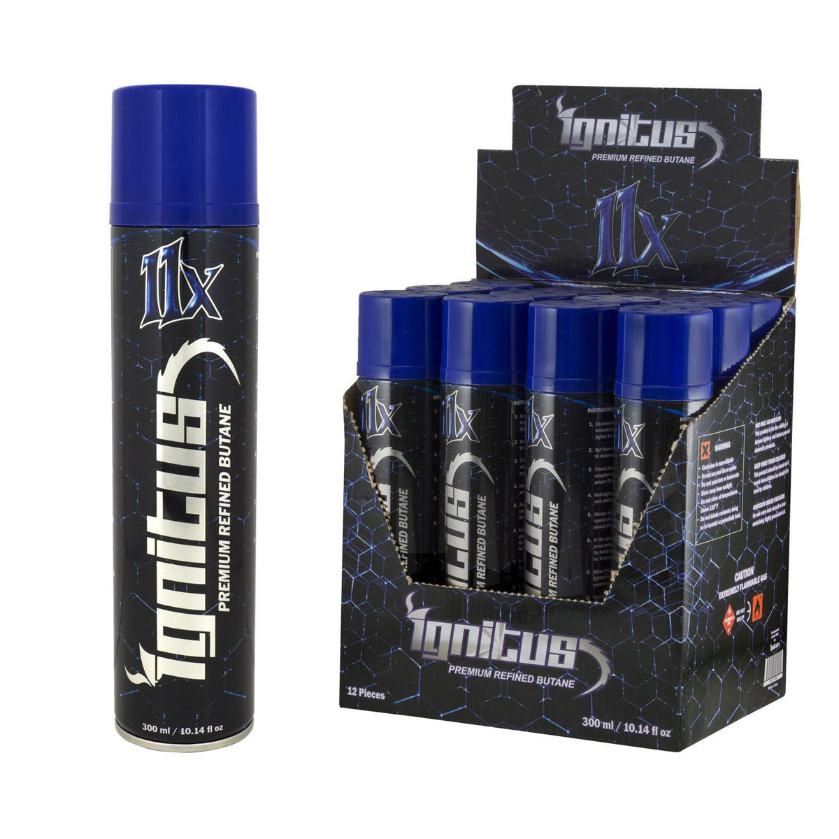 BN02: Ignitus 11X Premium Butane 12 cts
