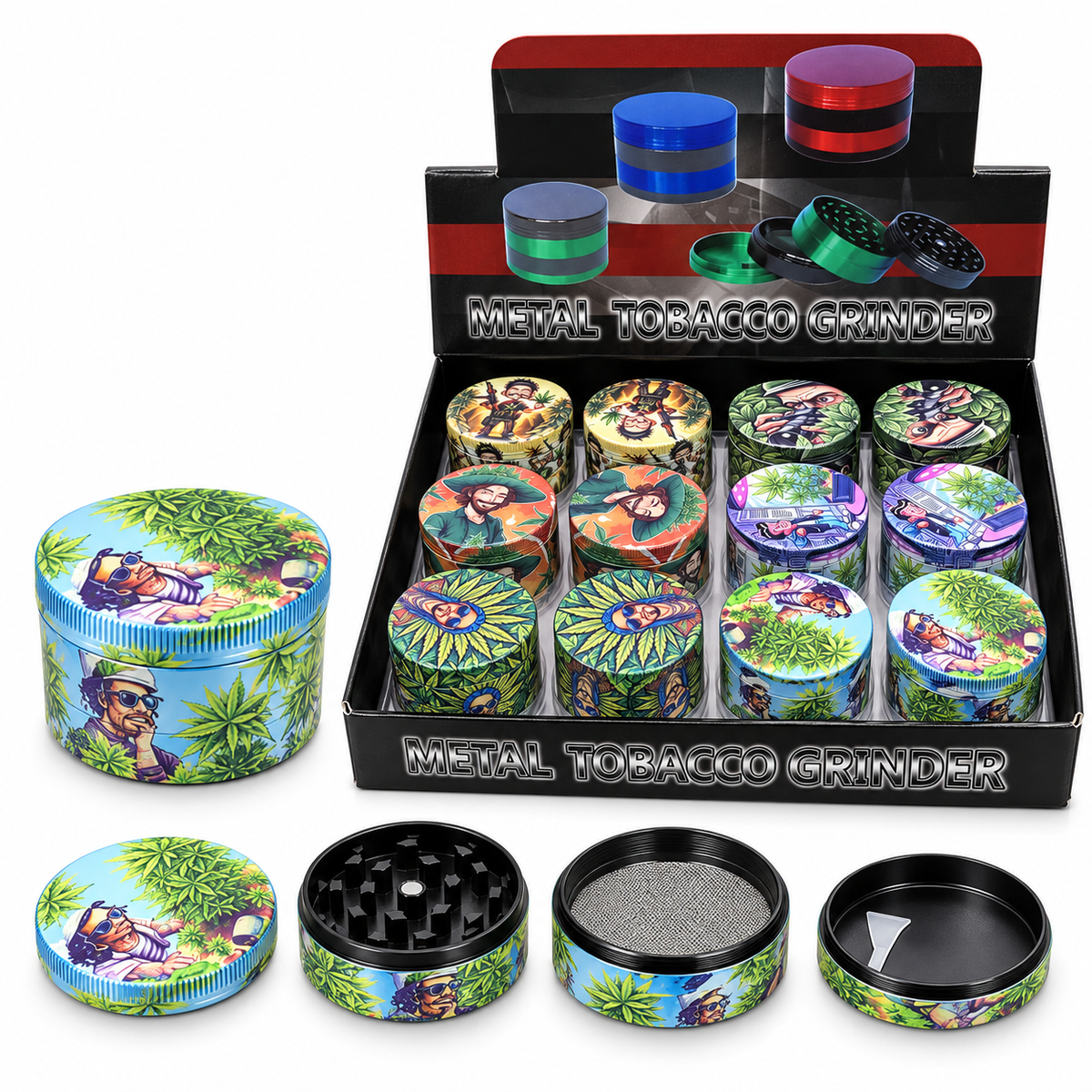 RD266: CANDY BUSRT PIPE GRINDER 12CTS