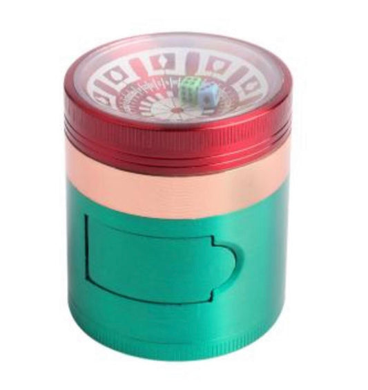 RD35:  63MM Dice Game Tobacco Grinder 5/box