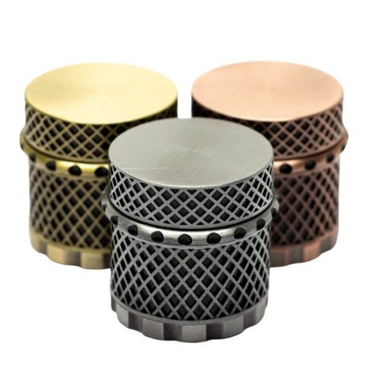 RD19 : Engraved Round Grinders 4 Parts 6/display