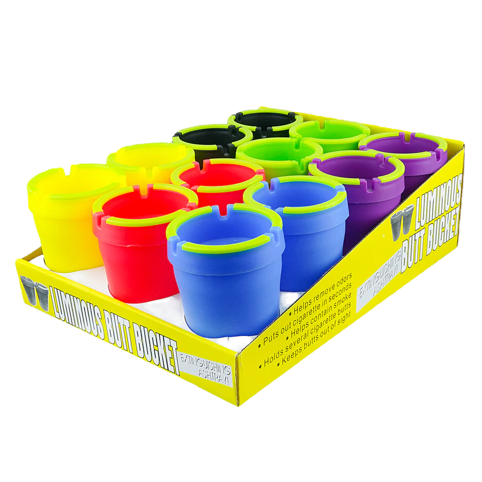 SA47: BUTT BUCKET GLOW IN THE DARK - COLOR 12pcs
