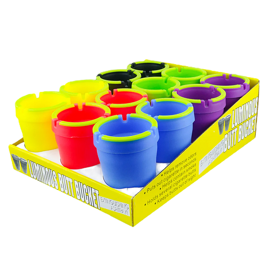 SA47: BUTT BUCKET GLOW IN THE DARK - COLOR 12pcs