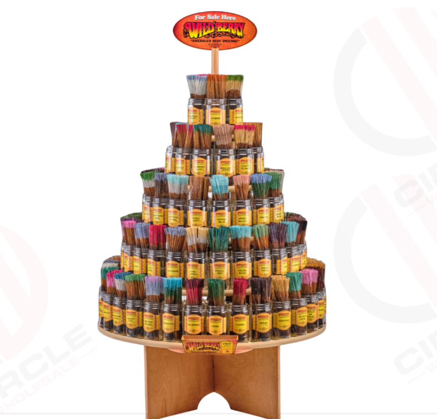 WILD BERRY  THE SPECTACULAR 90 FRAGRANCES ROUND DISPLAY