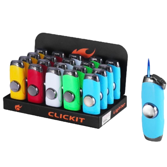 CLICKIT FIDGET SPINNABLE TORCH SKU 20/box : GH-9040