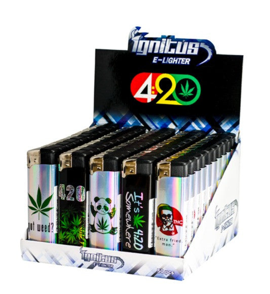 L11: Ignitus Electronic Foil Lighter (50cts)