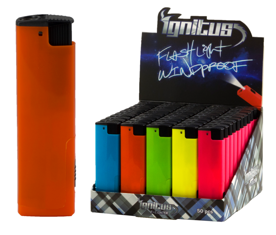 L04: Ignitus LED Torch Lighters 50 cts