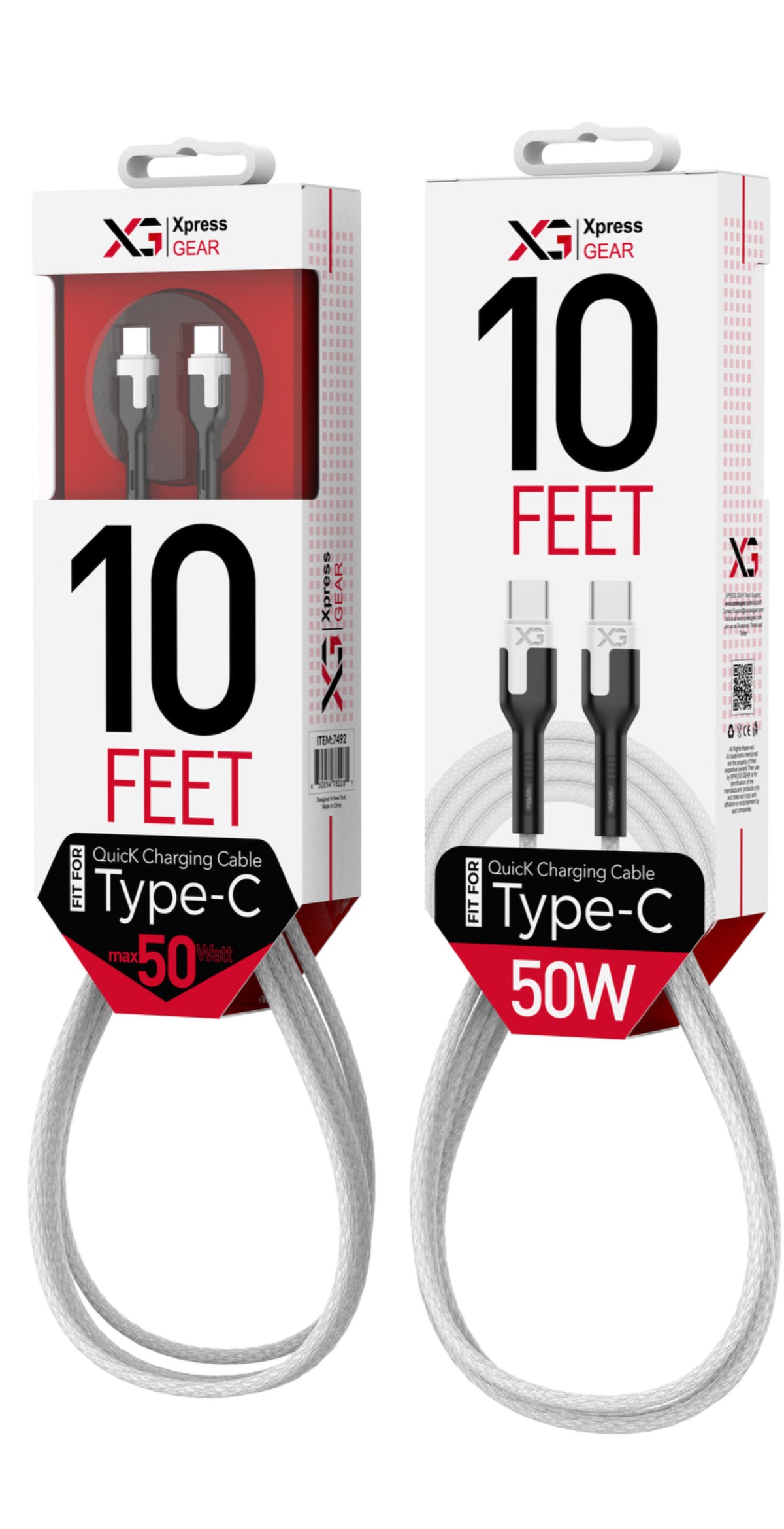 XG 10 FT TYPE-C TO TYPE C CABLE