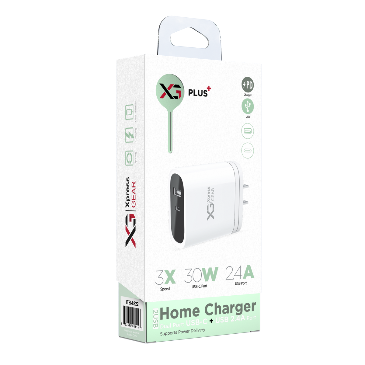 822: XG PD Home Charger