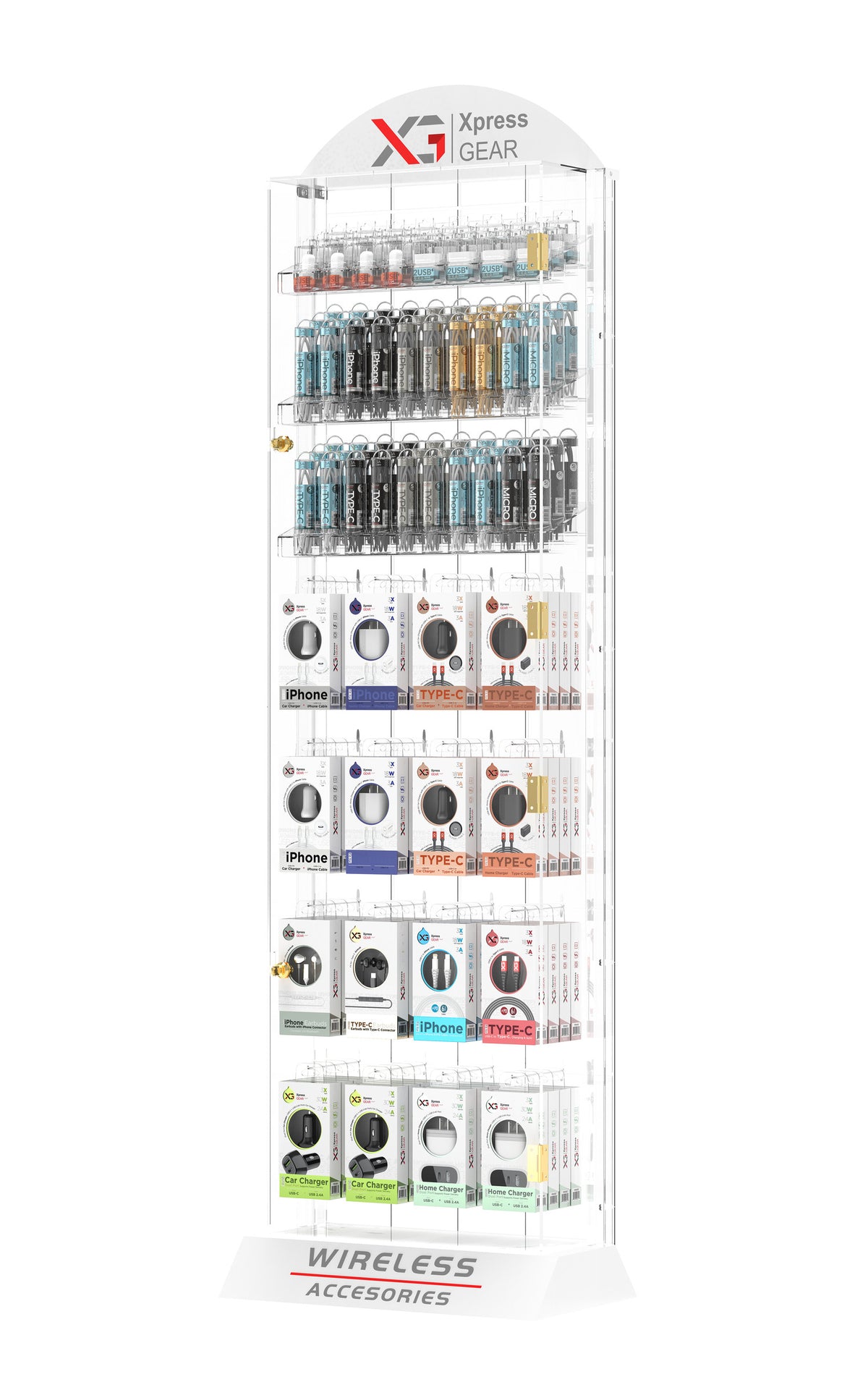 XG PD/Tube Series Floor Display 139CT
