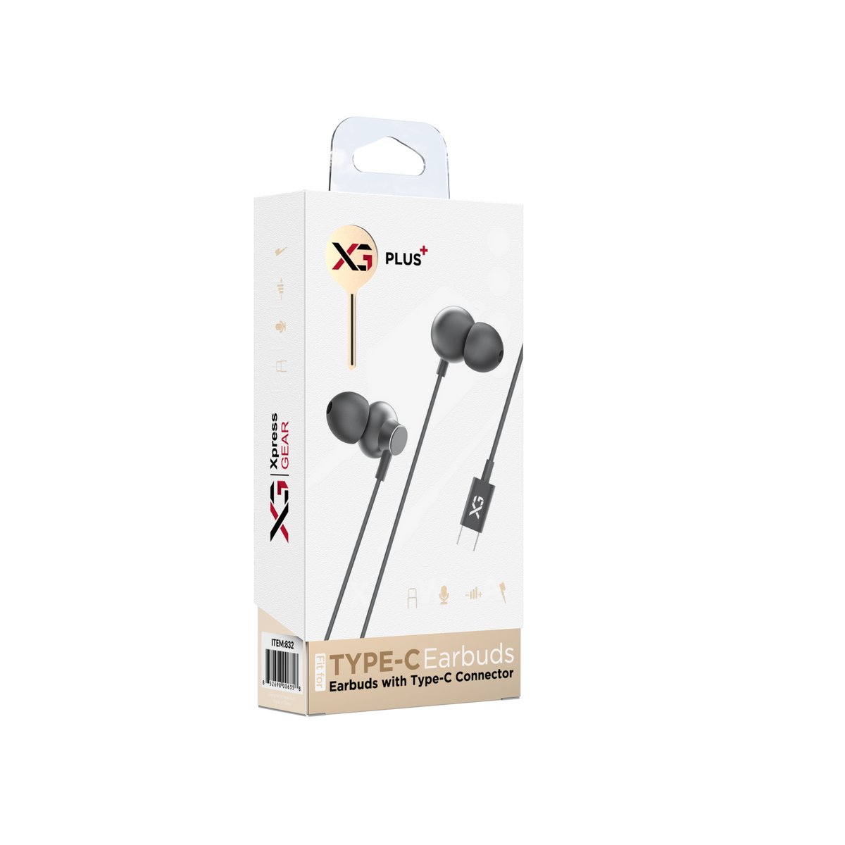832: XG PD Type C Earphone